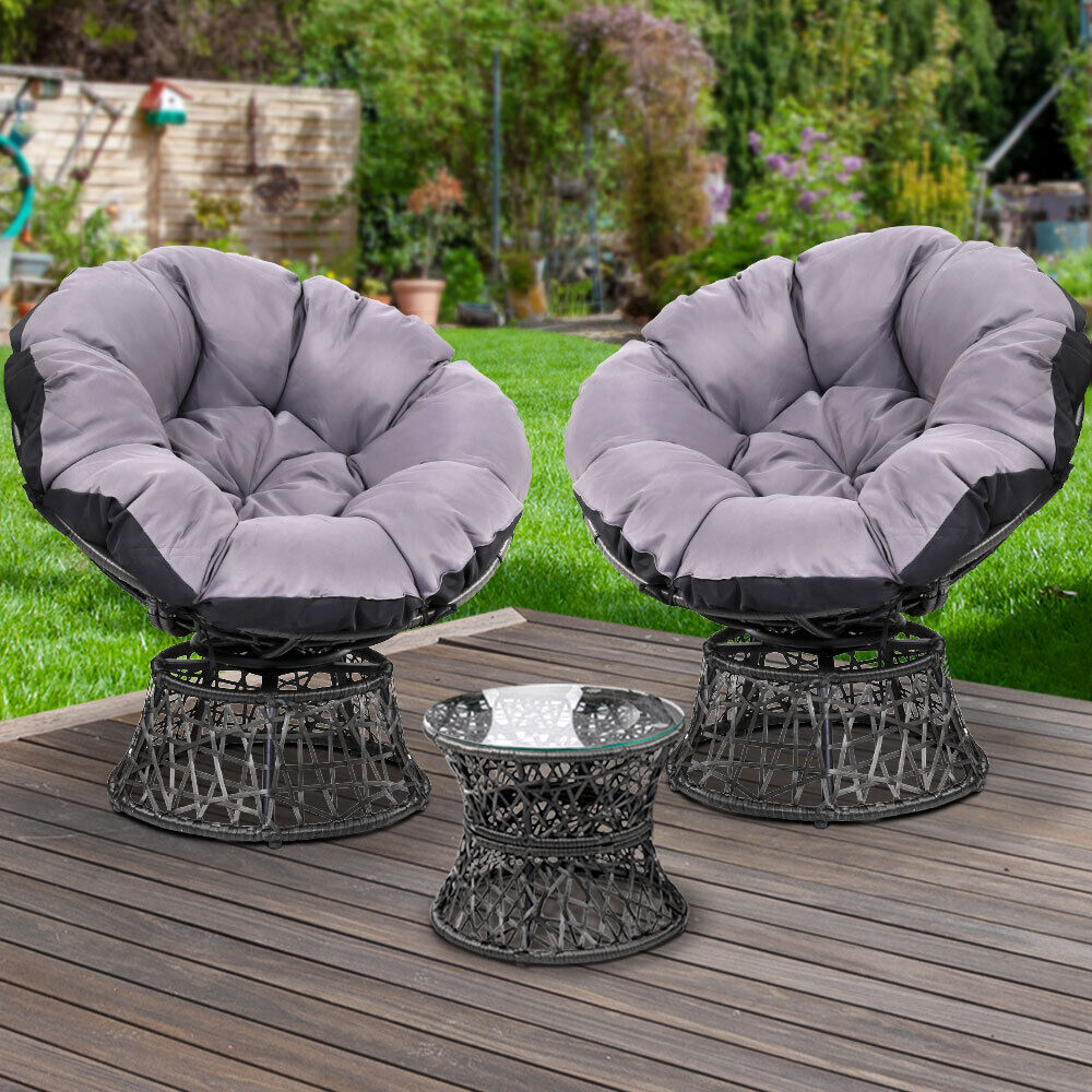 Outdoor Papasan Chairs Lounge Setting Patio Furniture Wicker Price