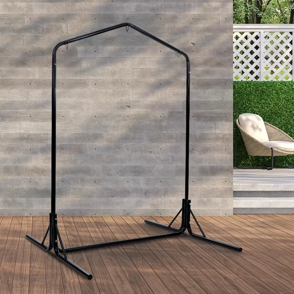 Double Hammock Chair Stand Steel Frame 2 Person Outdoor Heavy Duty 200KG Price