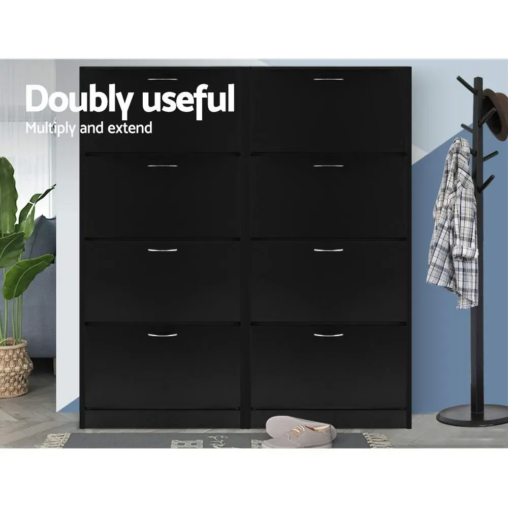 Shoe Cabinet Shoes Storage Rack Organiser 60 Pairs Shelf Drawer Price