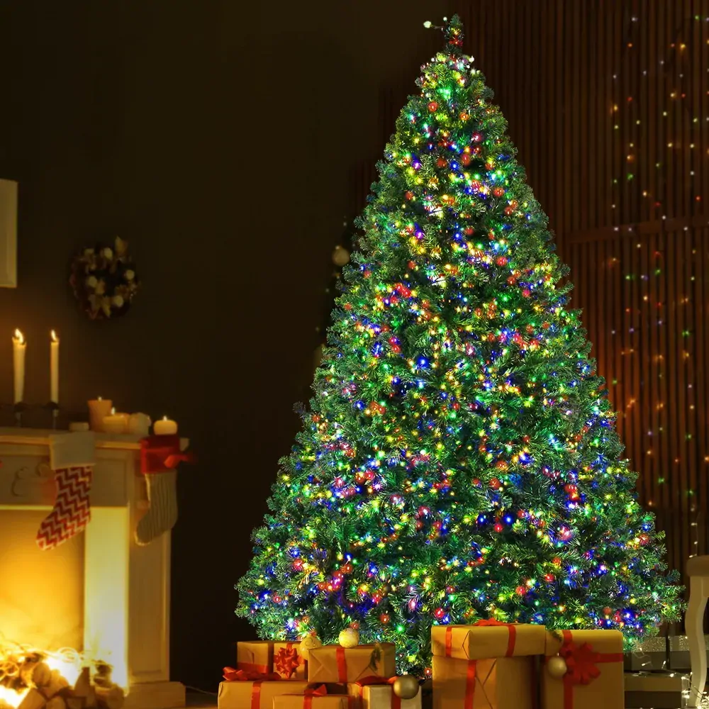 Jingle Jollys Christmas Tree Xmas Tree with LED Lights Multi Colour Price