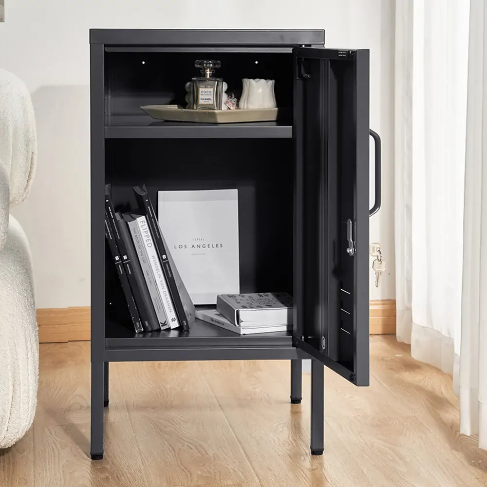 Metal Locker Storage Shelf Filing Cabinet Cupboard Bedside Table Price