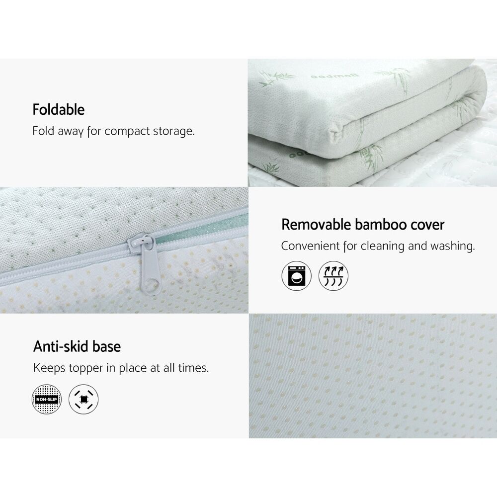 Bedding 11-zone Memory Foam Mattress Topper 8cm Price
