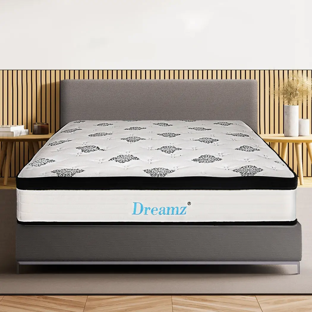 Ballston Bedding Mattress Spring Premium Bed Top Foam Medium Soft 30CM Price
