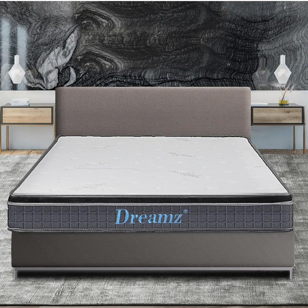 Balham Bedding Mattress Spring Premium Bed Top Foam Medium Firm 18CM Price