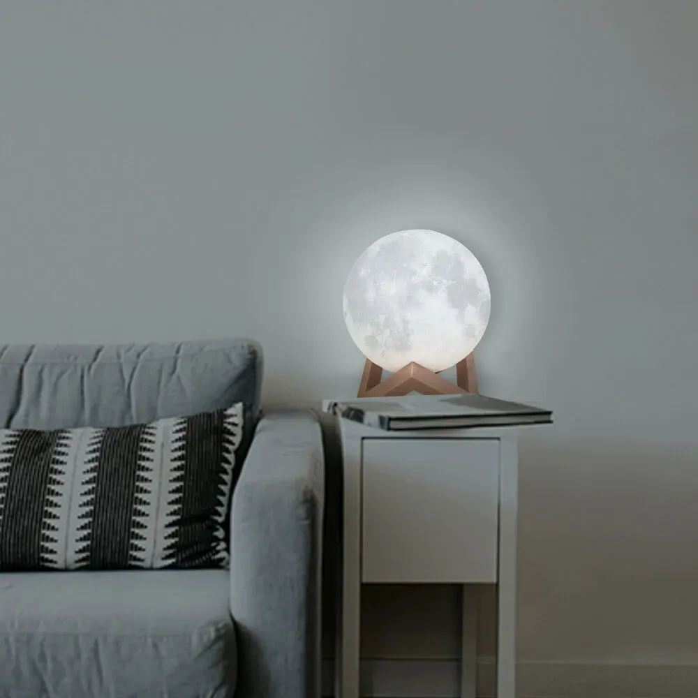 3D Magical Moon Lamp USB LED Night Light Moonlight Touch Sensor Diameter Price
