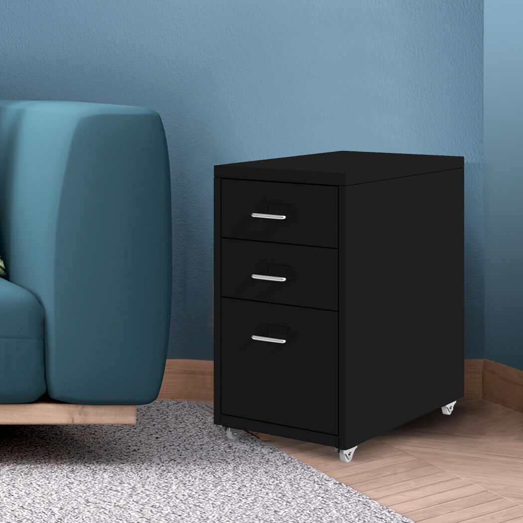 Metal Cabinet Storage Cabinets Folders Steel Study Office Organiser 3 Drawers Price