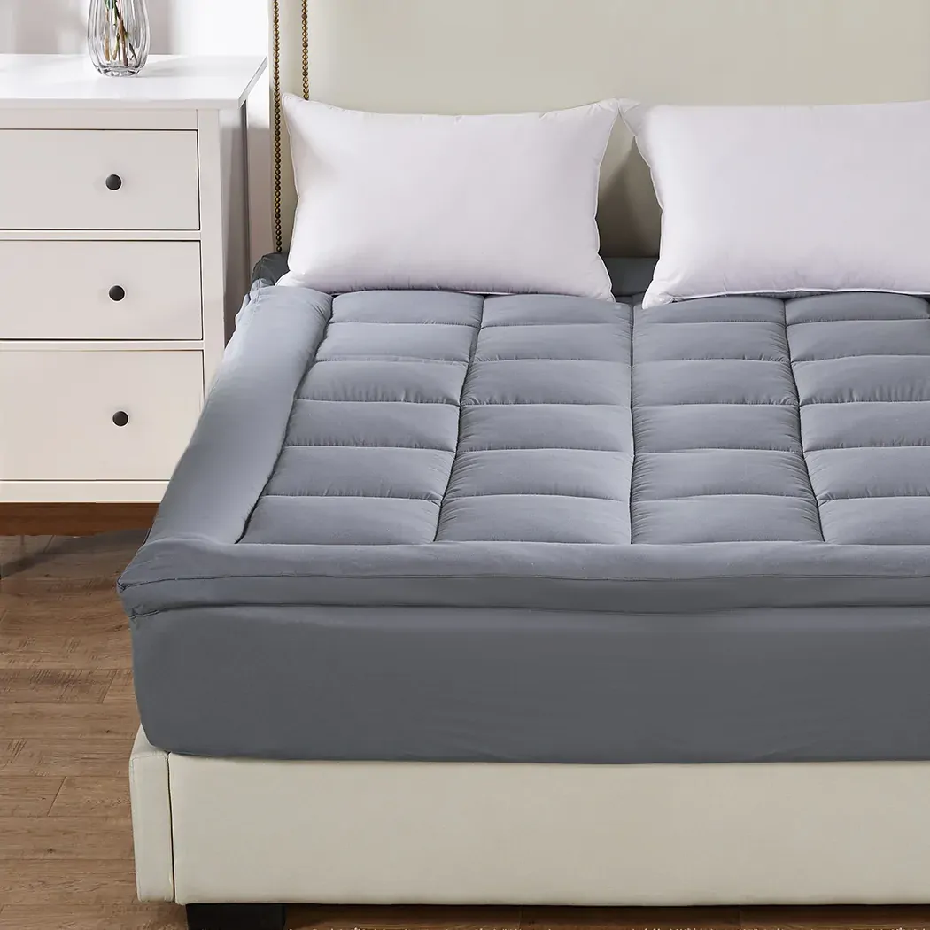 Mattress Topper Bamboo Fibre Luxury Pillowtop Mat Protector Cover Price