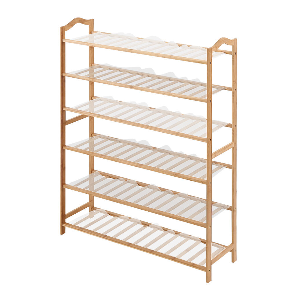 Bamboo Shoe Rack Storage Wooden - Model-2F02F4 Price