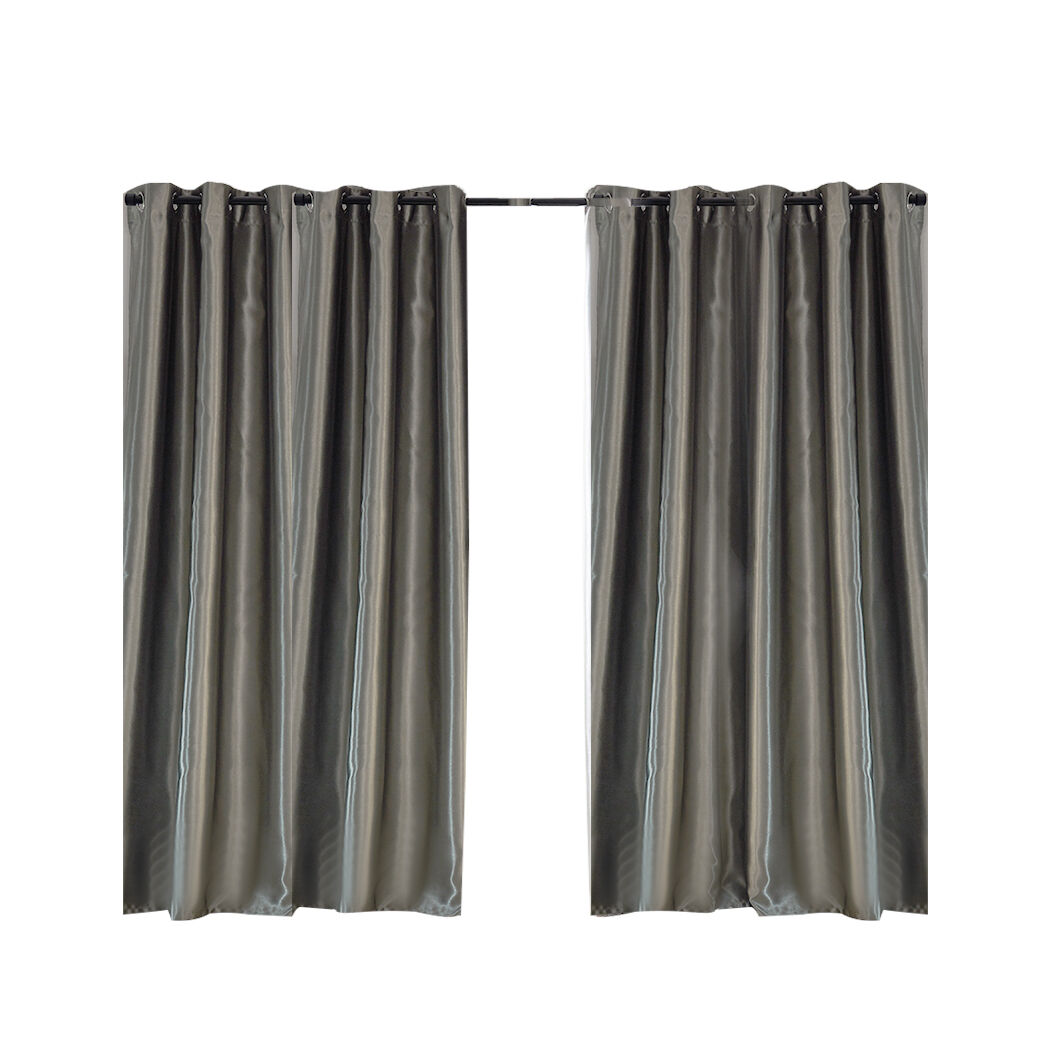 2X Blockout Curtains Blackout Curtain Bedroom Window Eyelet Price