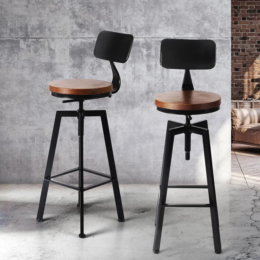 Industrial Bar Stools Kitchen Stool Wooden Barstools Swivel Price