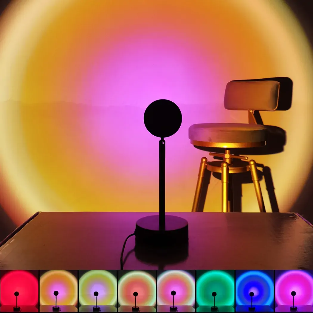 USB Sunset Projection Lamp LED Modern Romantic Night Light Price