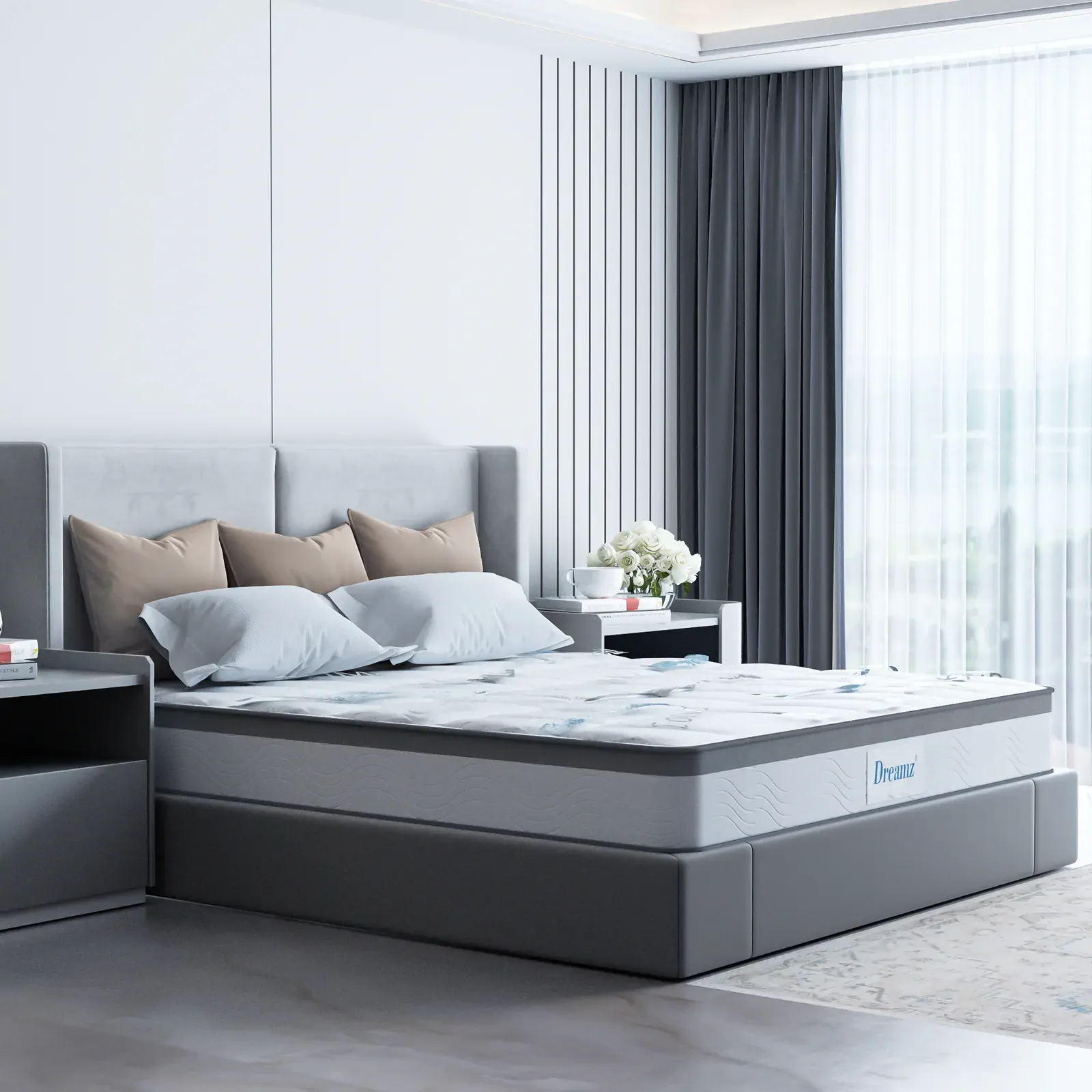 Bala Mattress Bed Top Pocket Spring Medium Firm Premium Foam 25CM Price