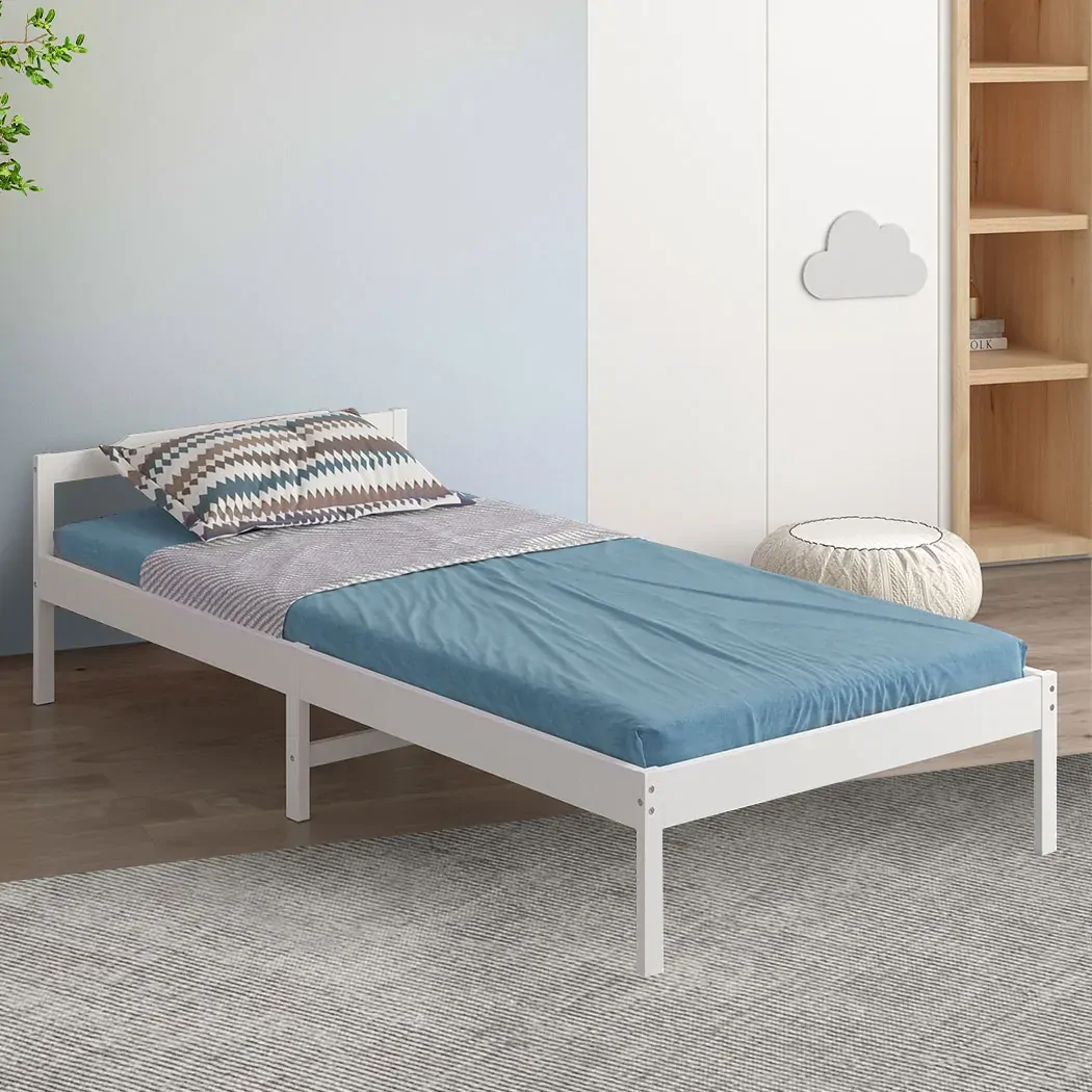 Nora Wooden Bed Frame Mattress Base Solid Timber Pine Wood Price
