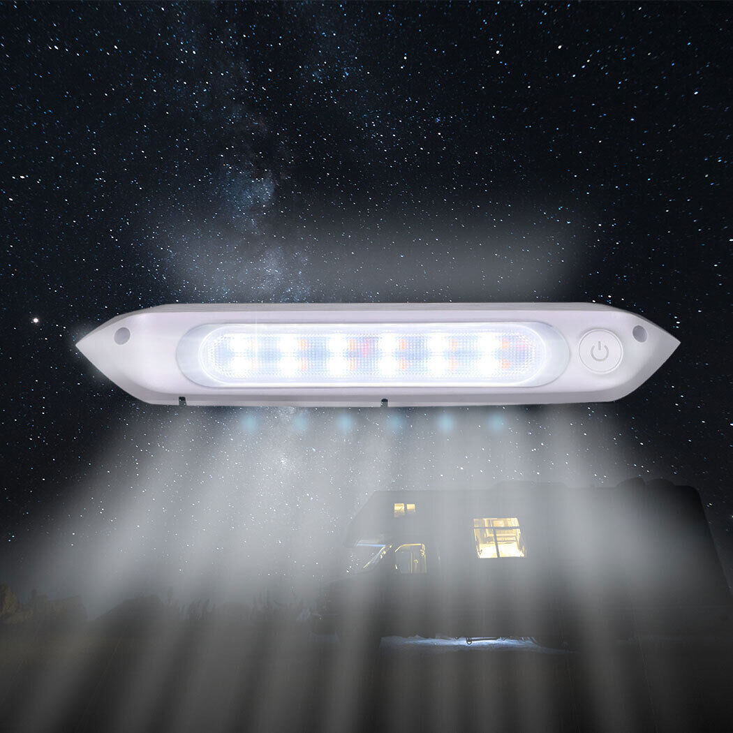 Dual LED Awning Light 12V/24V Amber IP67 Waterproof Caravan Accessories 287mm Price