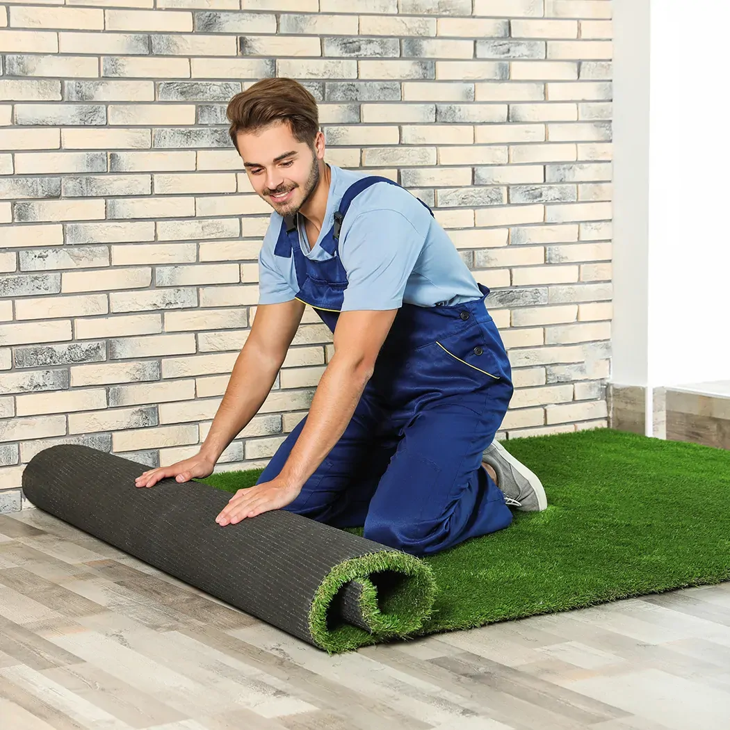 Artificial Grass Fake Flooring Outdoor Synthetic Turf Plant 40MM Price