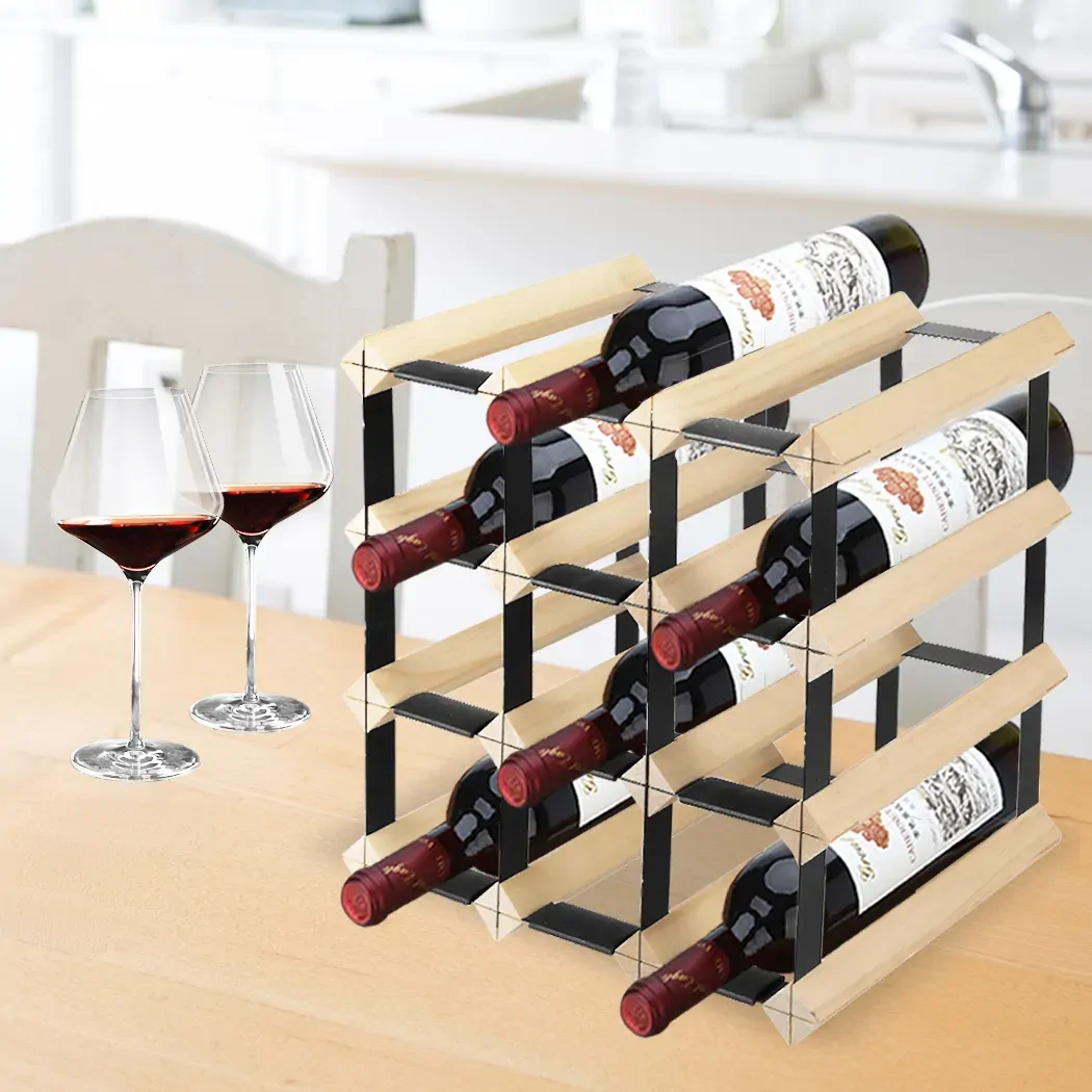 Timber Wine Storage Rack Wooden Cellar Organiser Display Stand Price