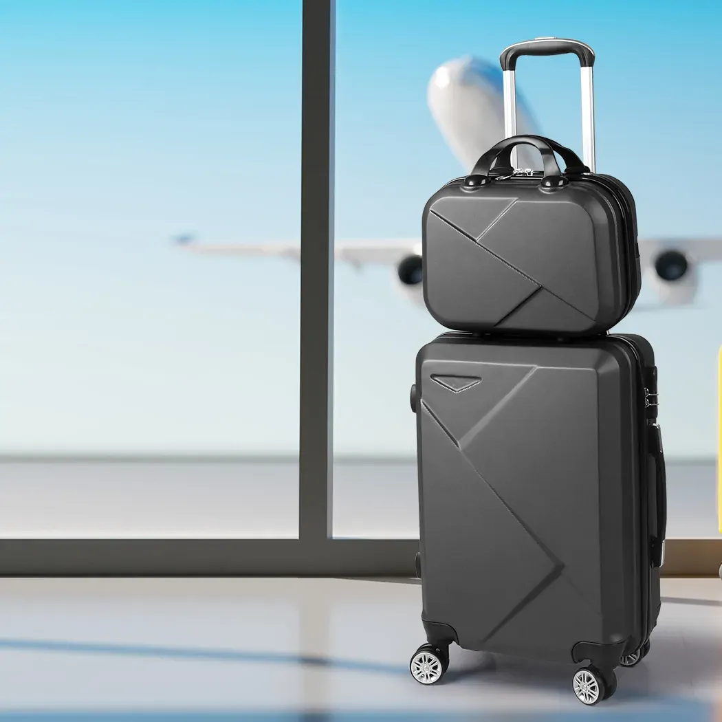 2pcs 20" Travel Luggage Set Baggage Carry On Suitcase Bag Price