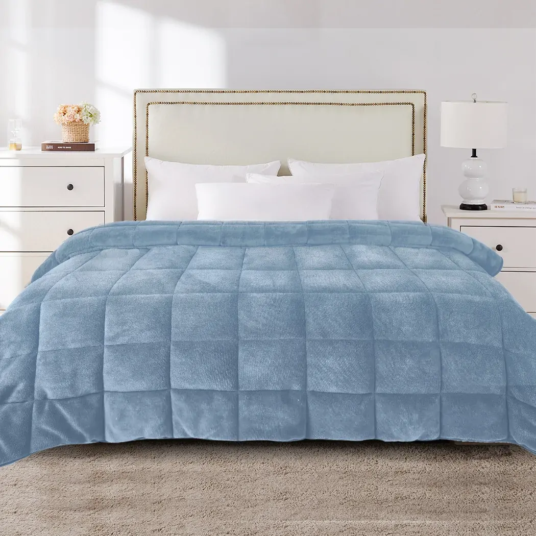 Quilt Doona Comforter Blanket Velvet Winter Warm Bedding Price