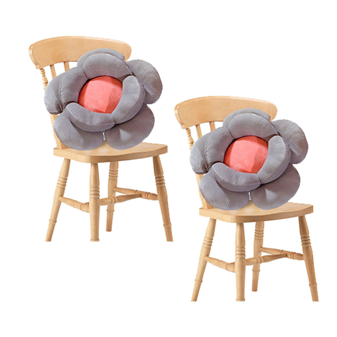 Double Flower Shape Cushion Soft Bedside Floor Plush Pillow Home Decor Price
