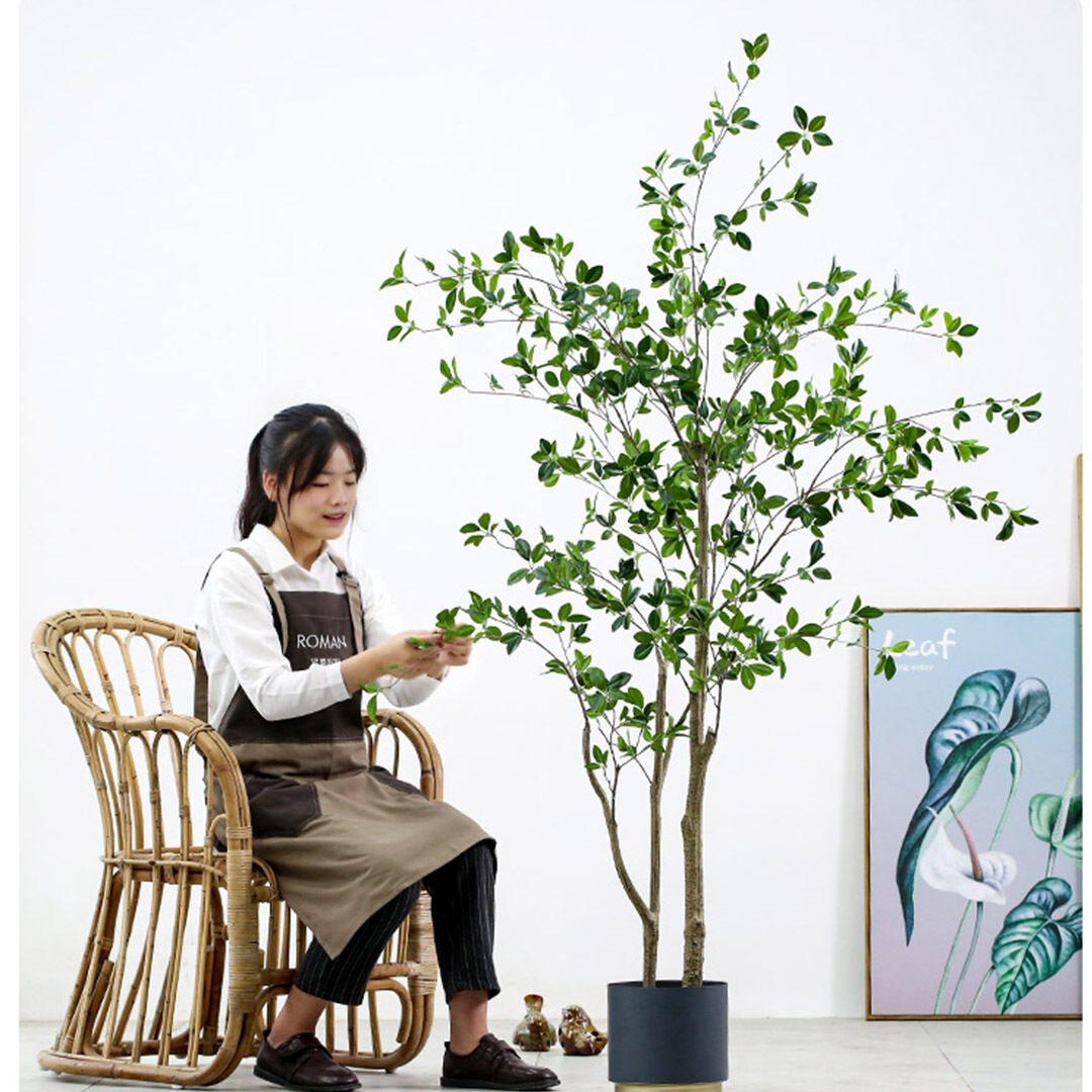 Green Artificial Indoor Watercress Tree Fake Plant Simulation Decorative Price