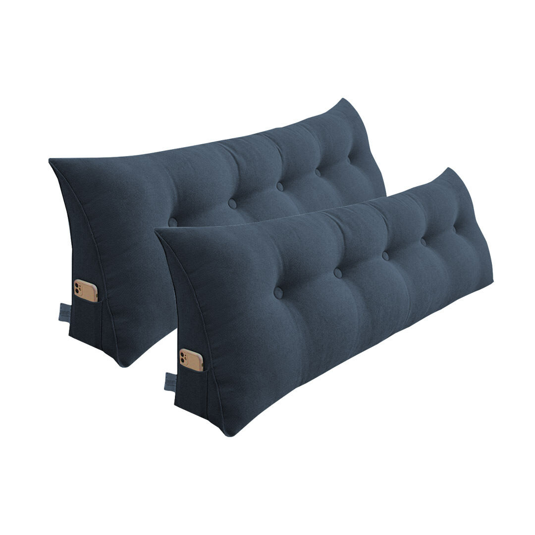 Triangular Wedge Bed Pillow Headboard Backrest Bedside Tatami Cushion Home Decor Price