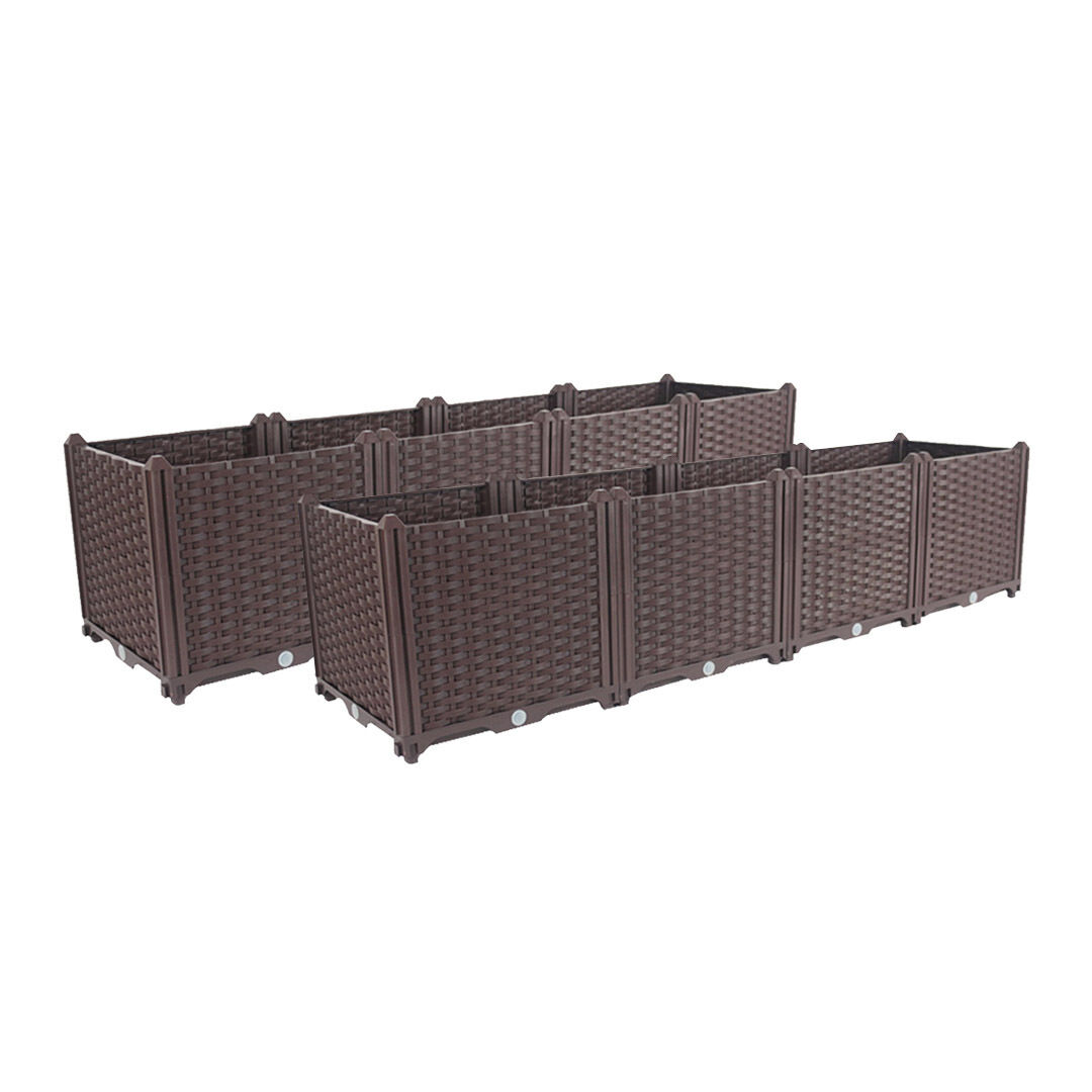 Elevated Raised Garden Bed Plants Vegetable Herb Flower Outdoor Plastic Planter Box Price
