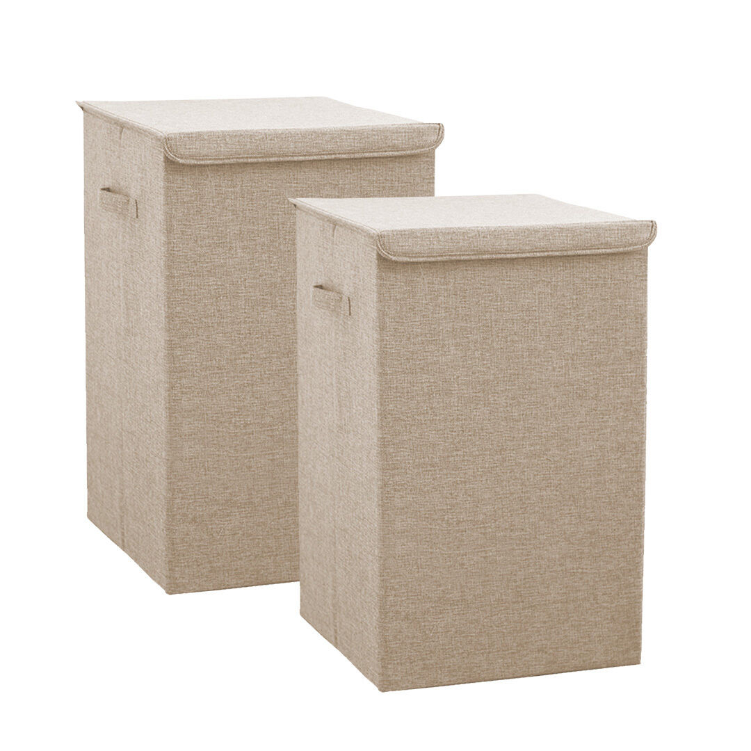 Collapsible Laundry Hamper Storage Box Foldable Canvas Basket Home Organiser Decor Price