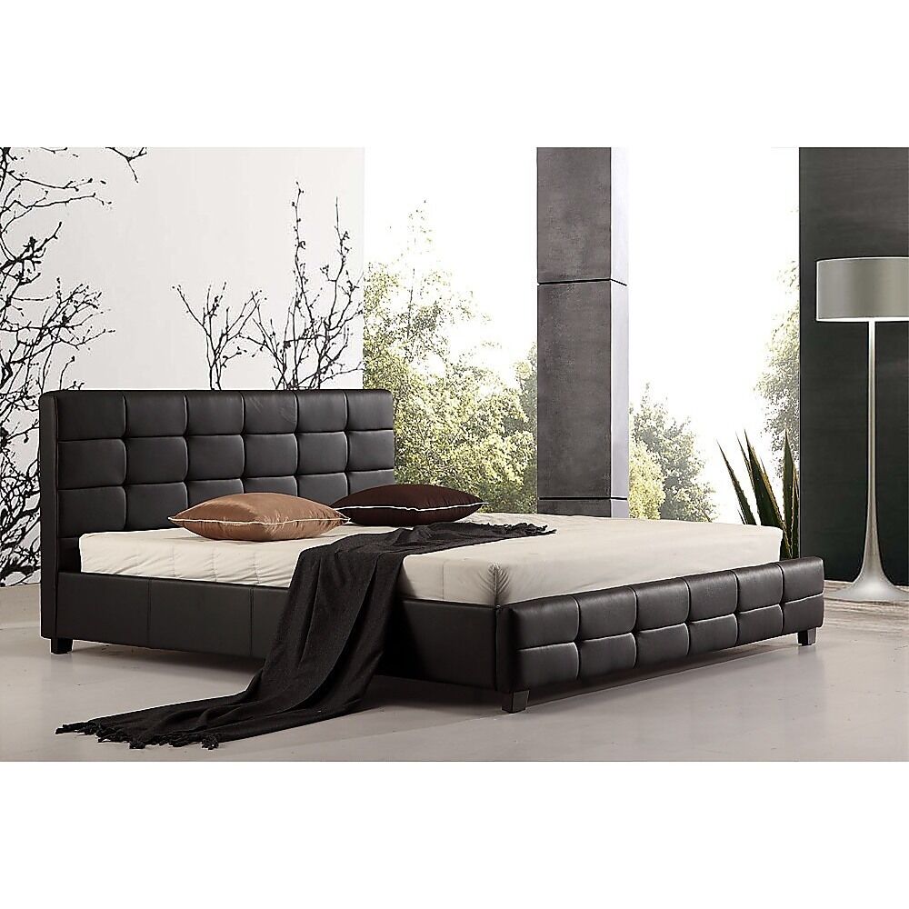 Arrow PU Leather Deluxe Bed Frame Price