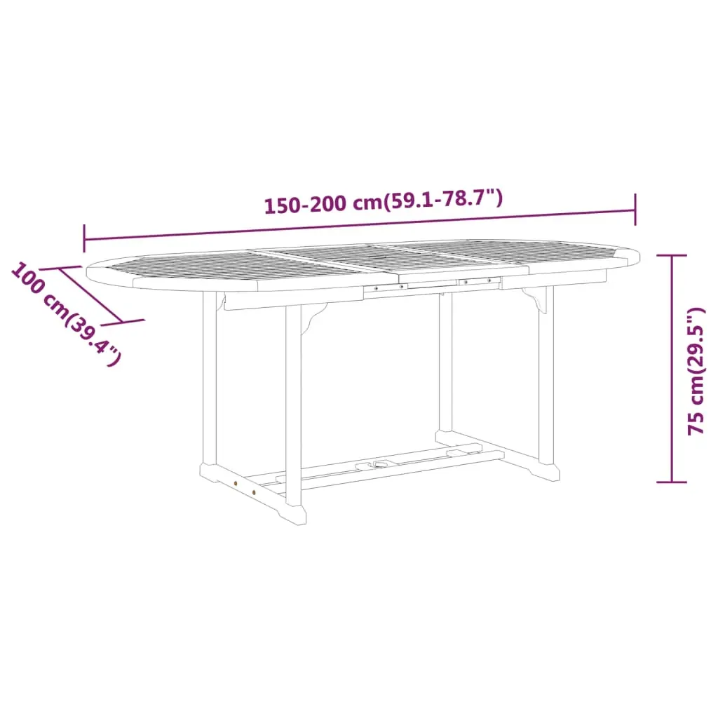 Garden Dining Set Solid Wood Eucalyptus Price