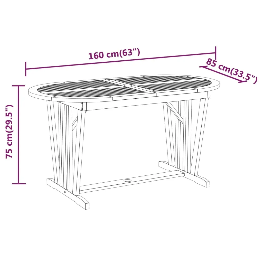 Garden Dining Set Solid Wood Eucalyptus Price