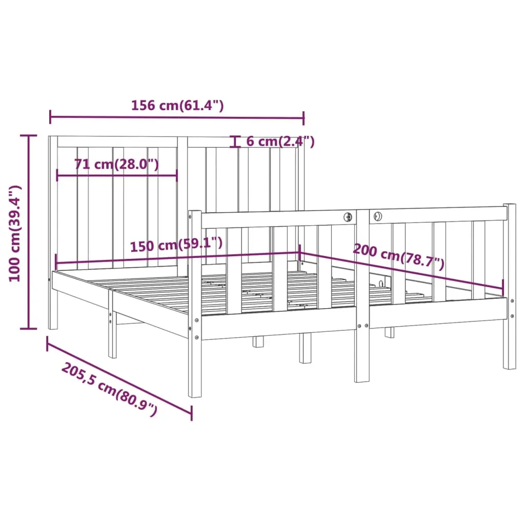 Nectar Bed Frame Solid Wood Price
