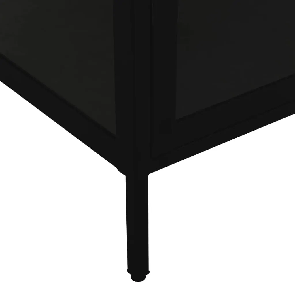 Display Cabinet 90x40x180 cm Steel and Tempered Glass Price
