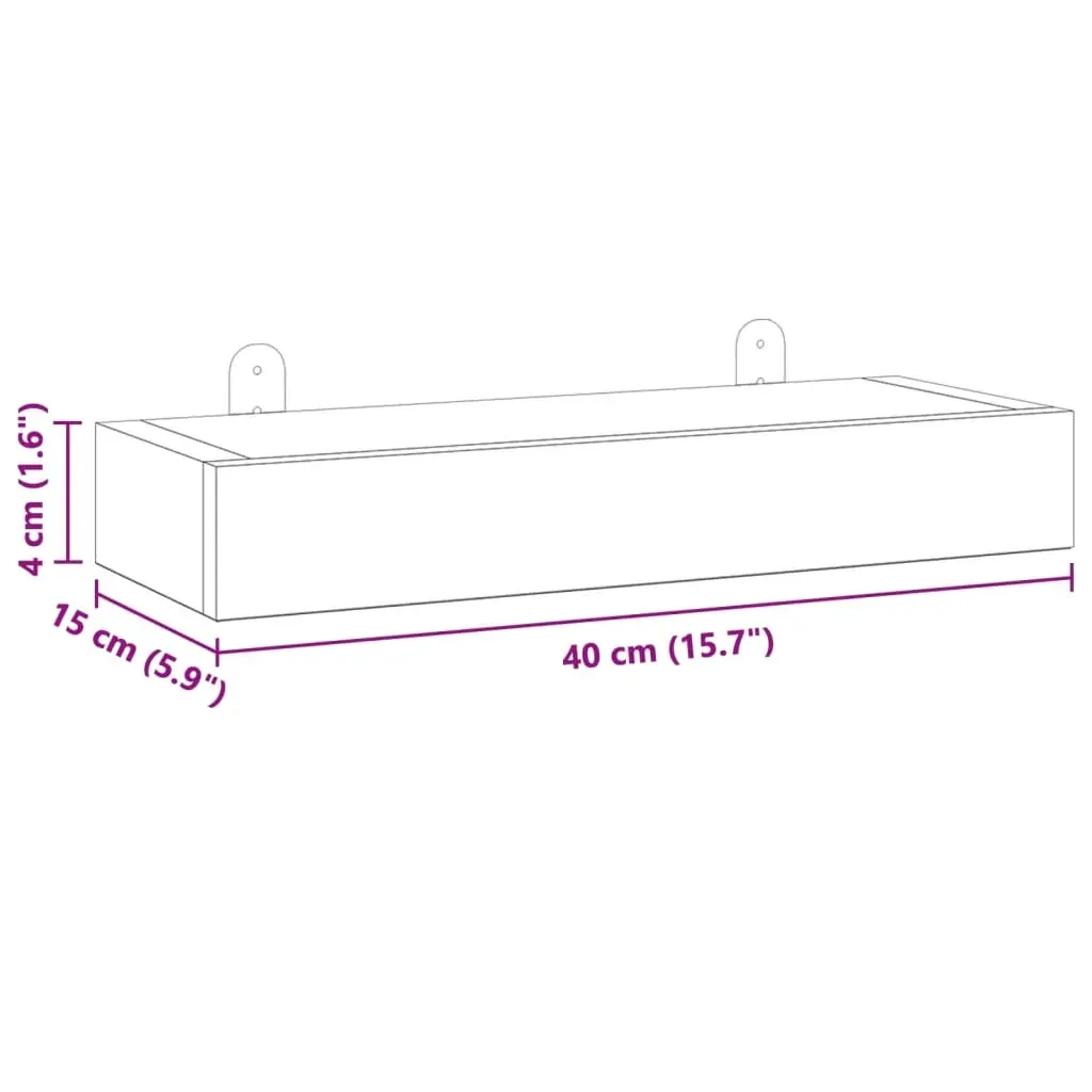 Wall Shelves 2 pcs Solid Wood Teak Price
