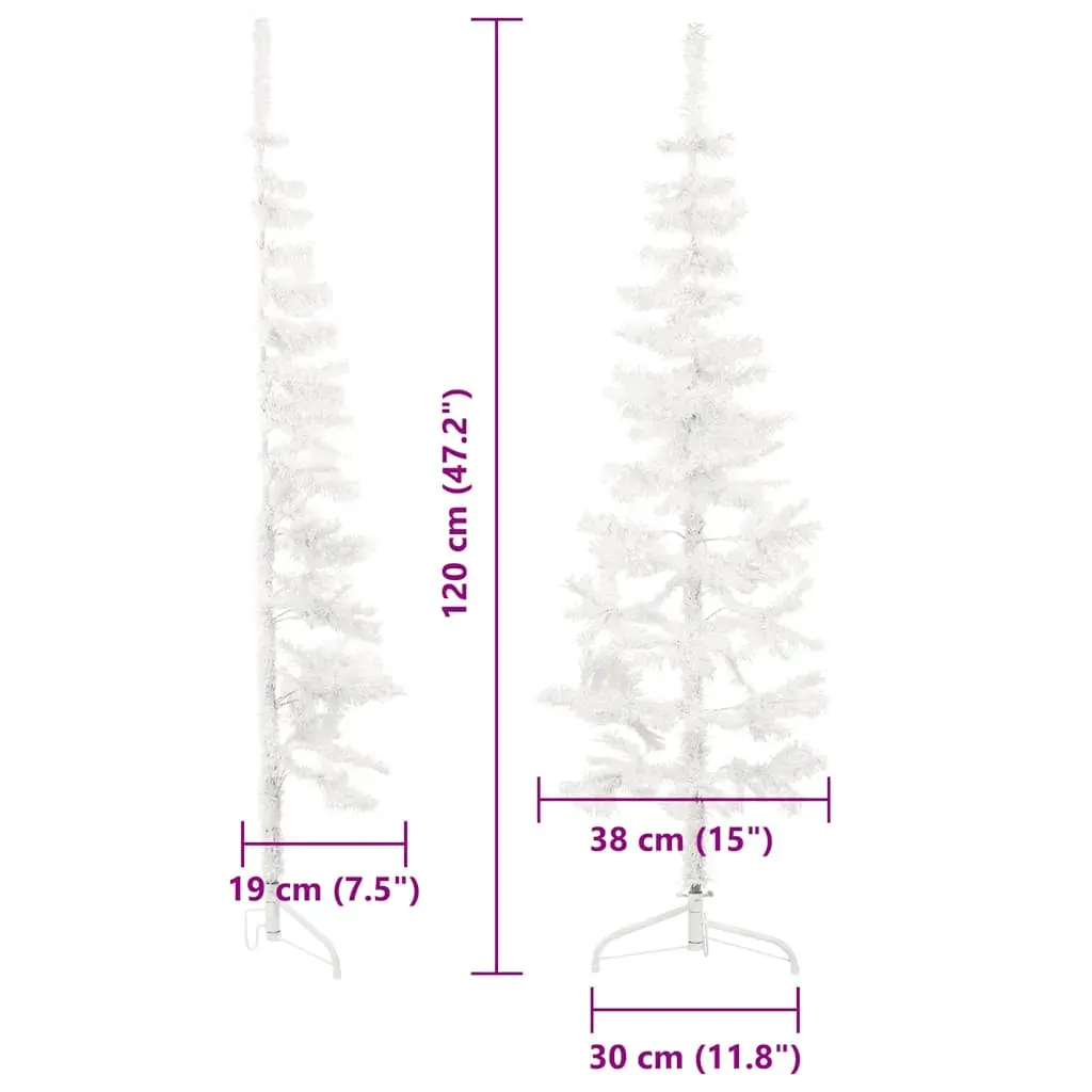 Slim Artificial Half Christmas Tree with Stand Price