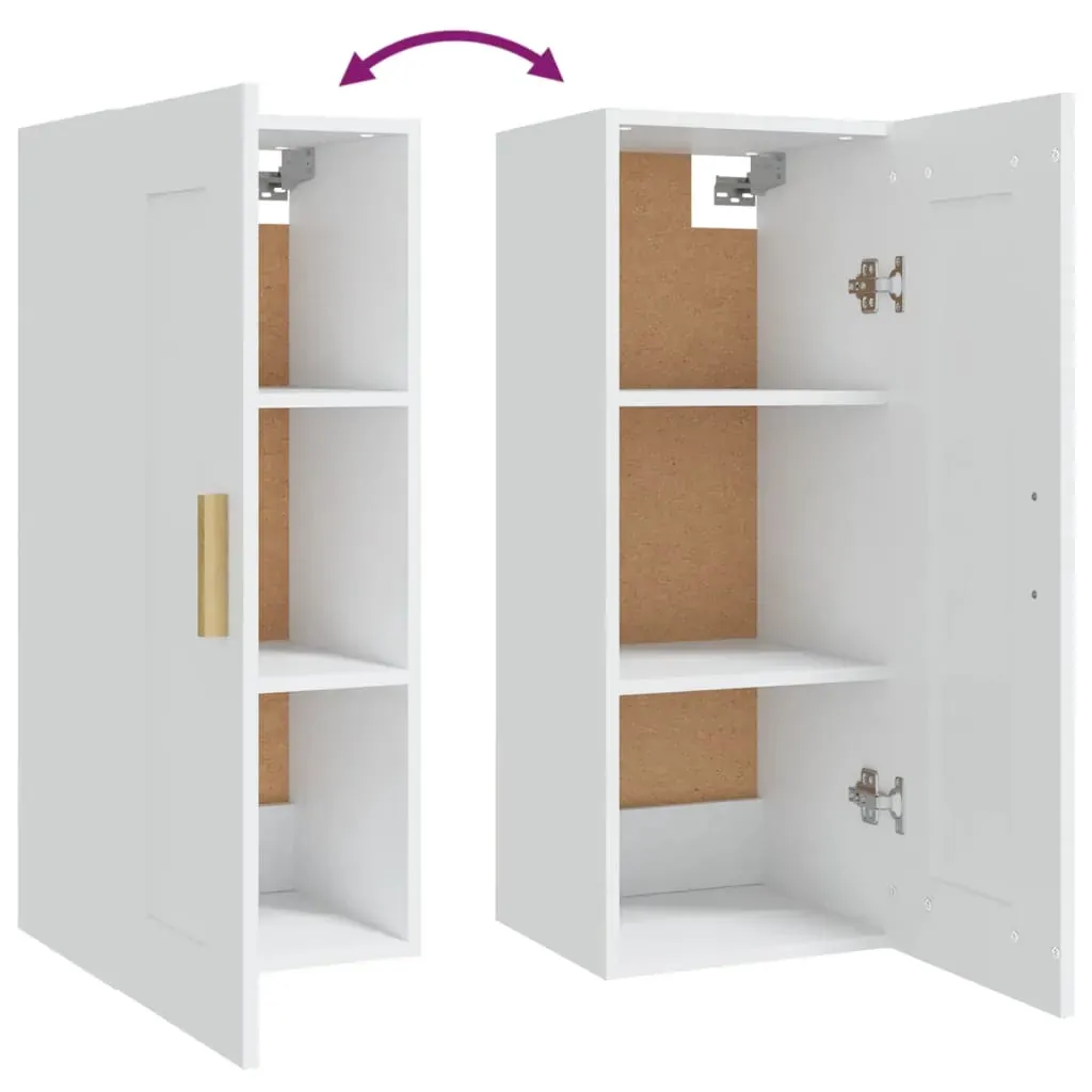 Wall Cabinet 35x34x90 cm Engineered Wood Price