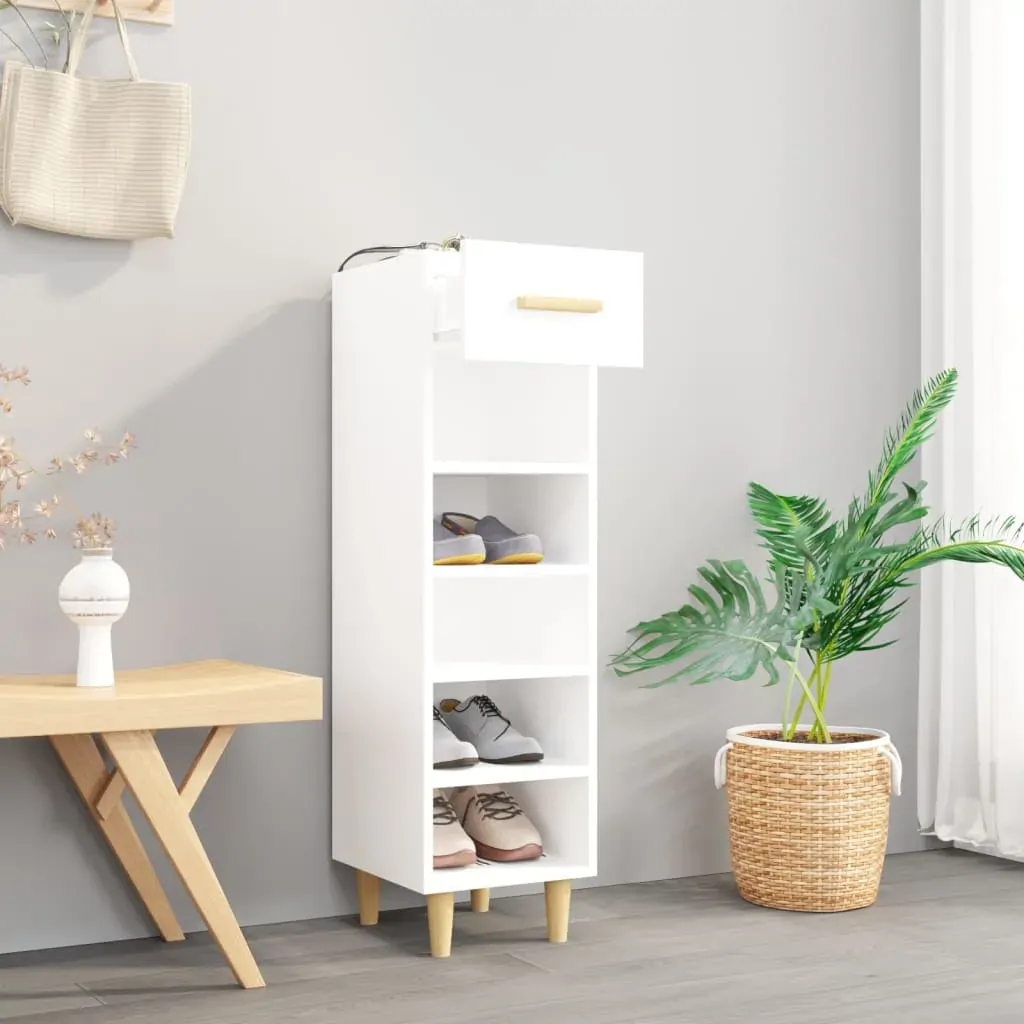 Shoe Cabinet 30x35x105 cm Engineered Wood Price