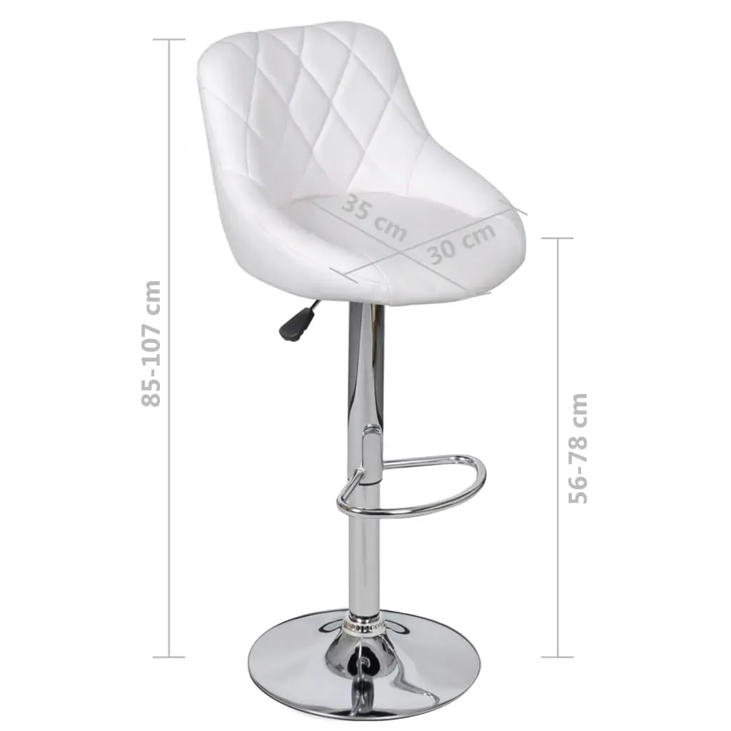 Bar Stools 2 pcs Faux Leather Price