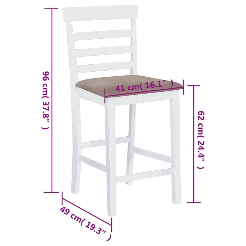 Bar Chairs 2 pcs Fabric Price