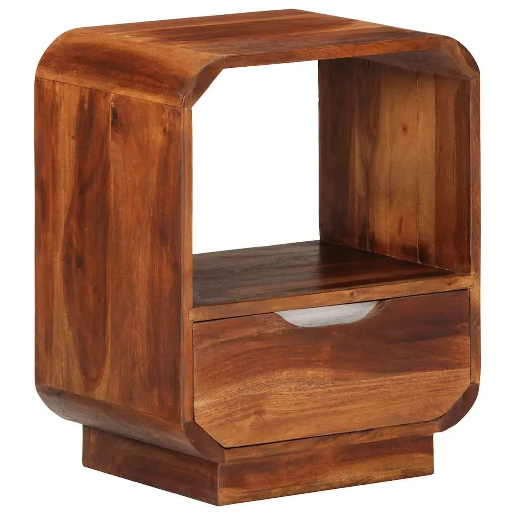 Norwich Nightstand with Drawer Solid Sheesham Wood 40x30x50 cm Price