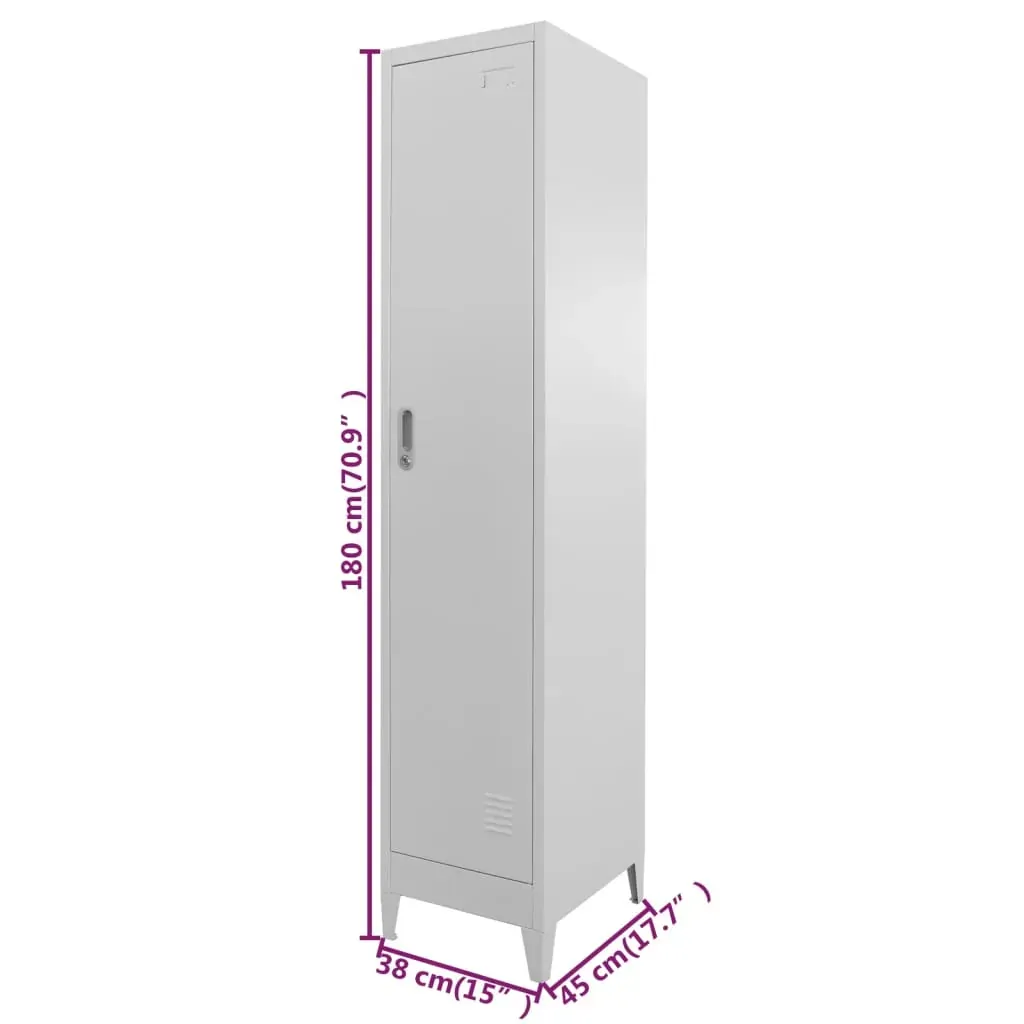 Locker Cabinet 38x45x180 cm Price