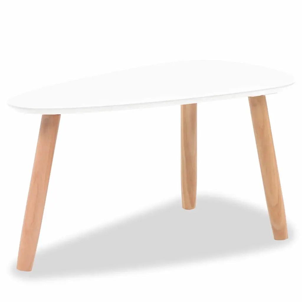 Coffee Table Set 2 Pieces Solid Pinewood Price