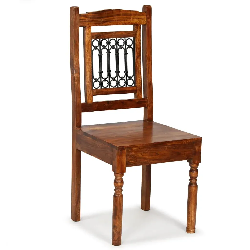 Dining Chairs Solid Wood with Sheesham Finish Classic Price