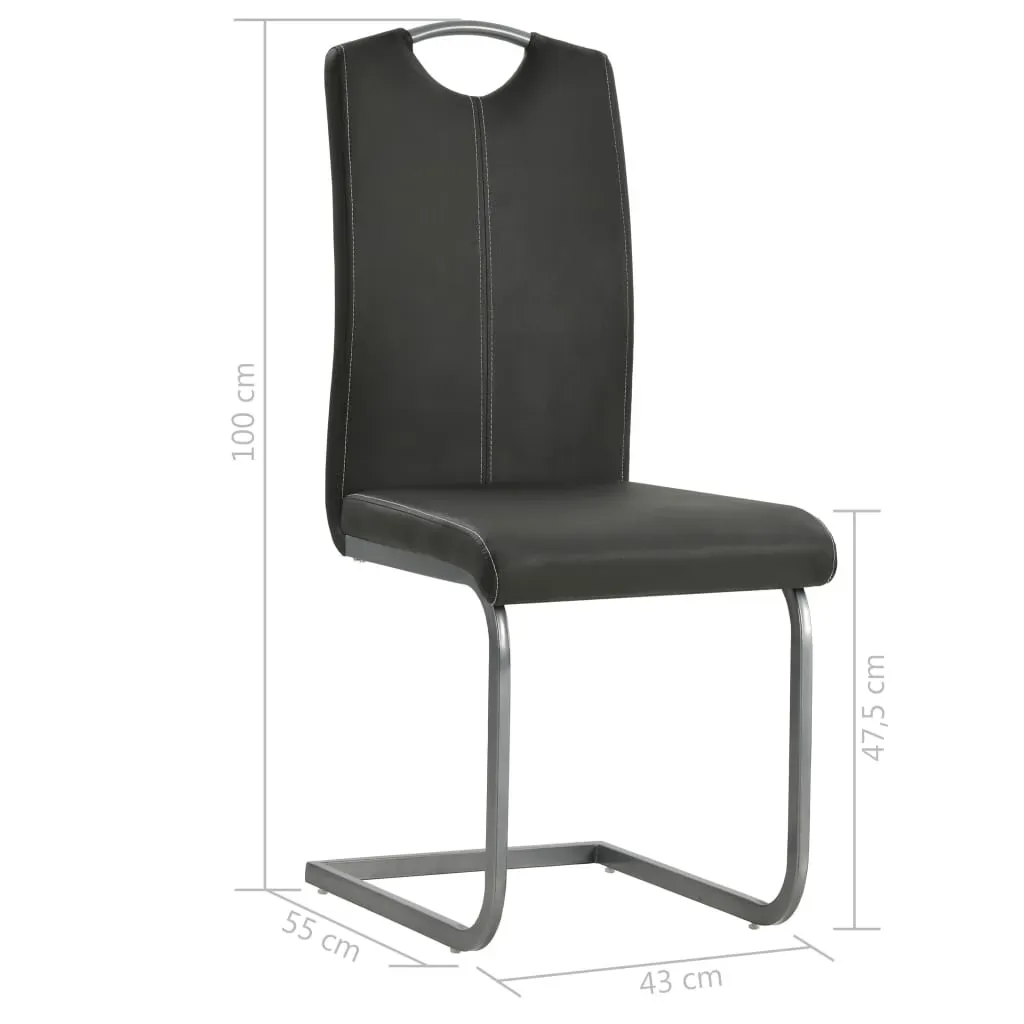 Cantilever Dining Chairs Faux Leather Price