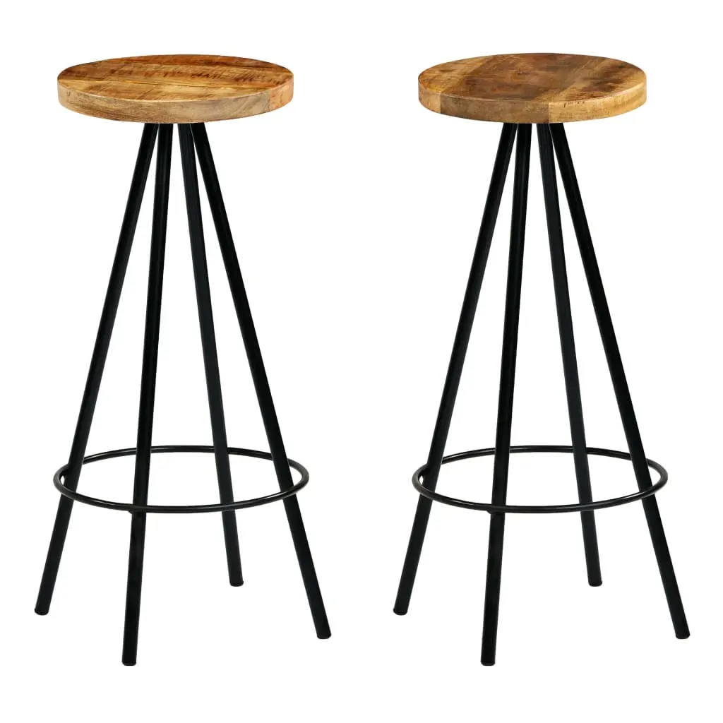 Bar Set Solid Mango Wood 60x60x107 cm Price
