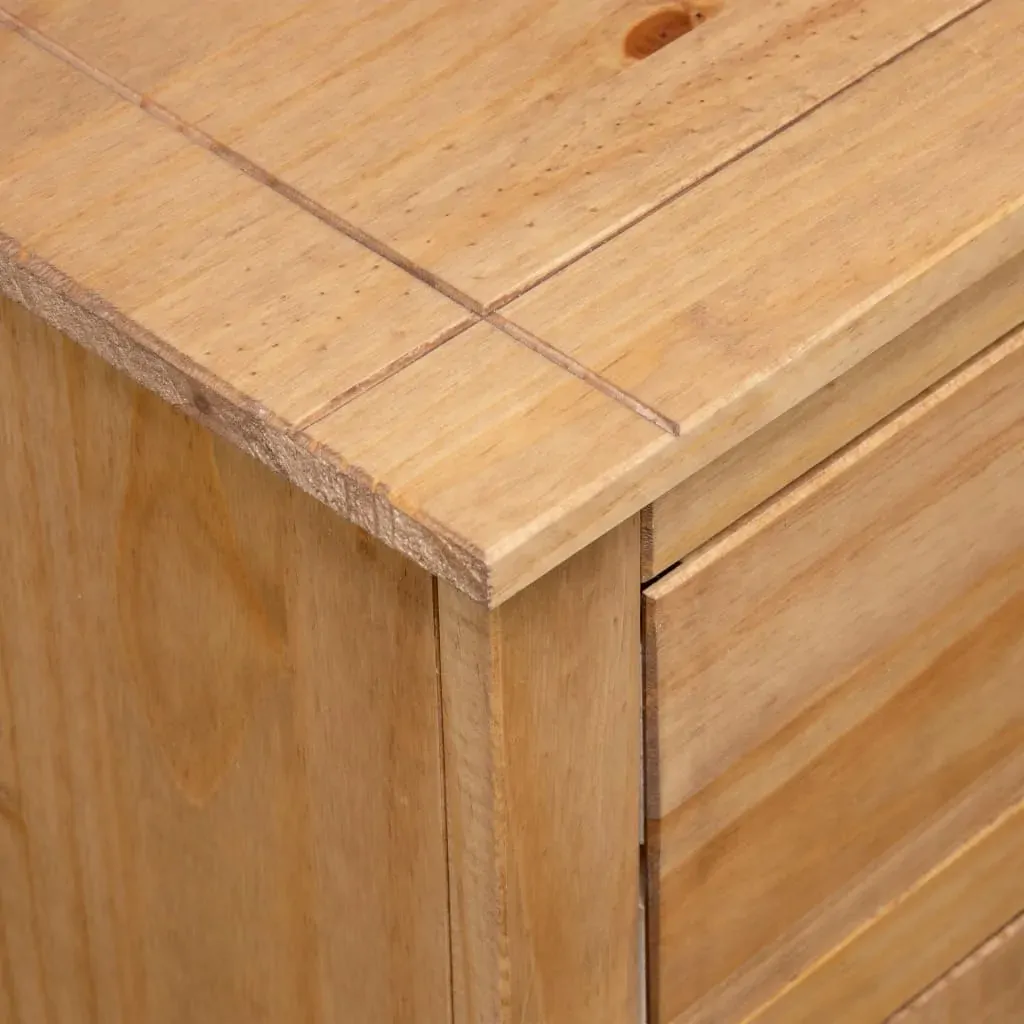 Sideboard 93x40x80 cm Solid Pinewood Panama Range Price
