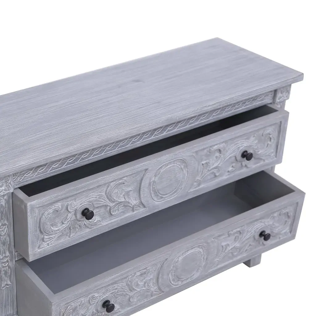 Sideboard with 2 Drawers 90x30x60 cm Solid Mahogany Wood Price