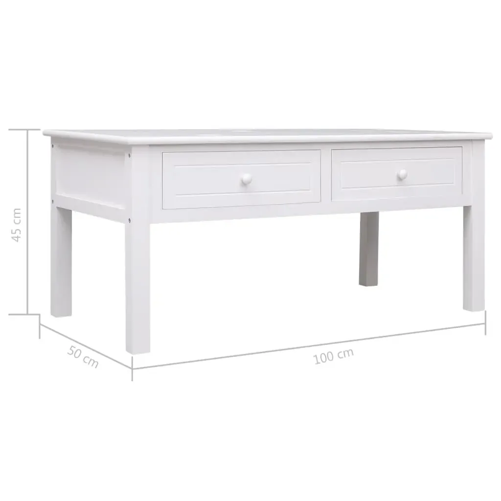 Coffee Table 100x50x45 cm Wood Price