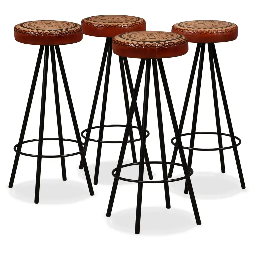 9 Piece Bar Set Solid Wood. Genuine Leather & Canvas Price