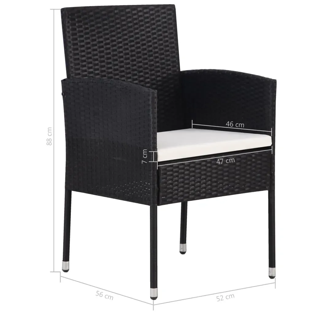 5 Piece Garden Dining Set Poly Rattan Price