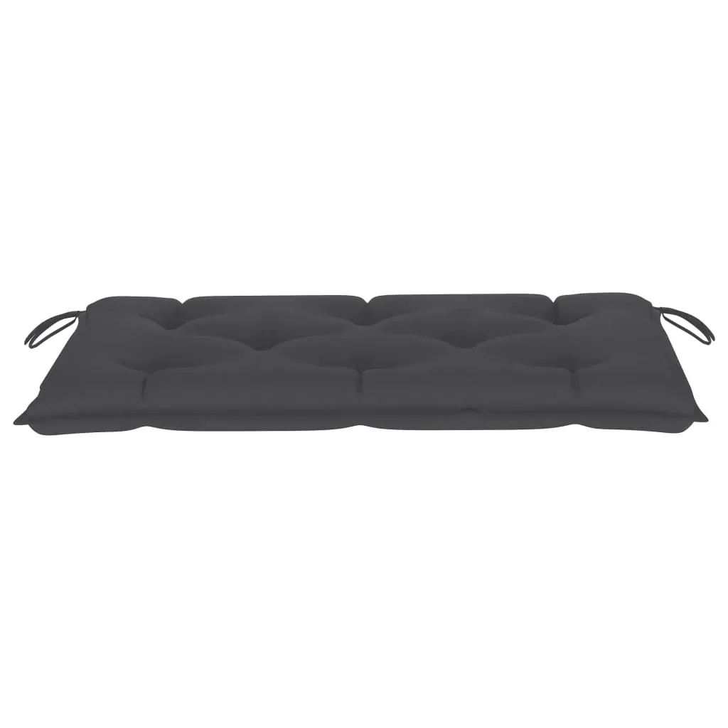 Garden Bench with Cushion 112 cm Solid Teak Wood Price